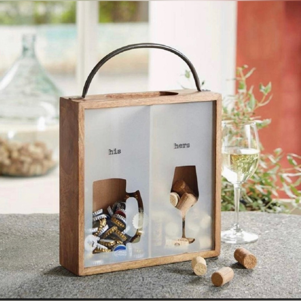 Mud Pie His/her drink top box